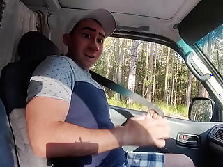 Roadside hitchhiker gets lucky with horny dad
